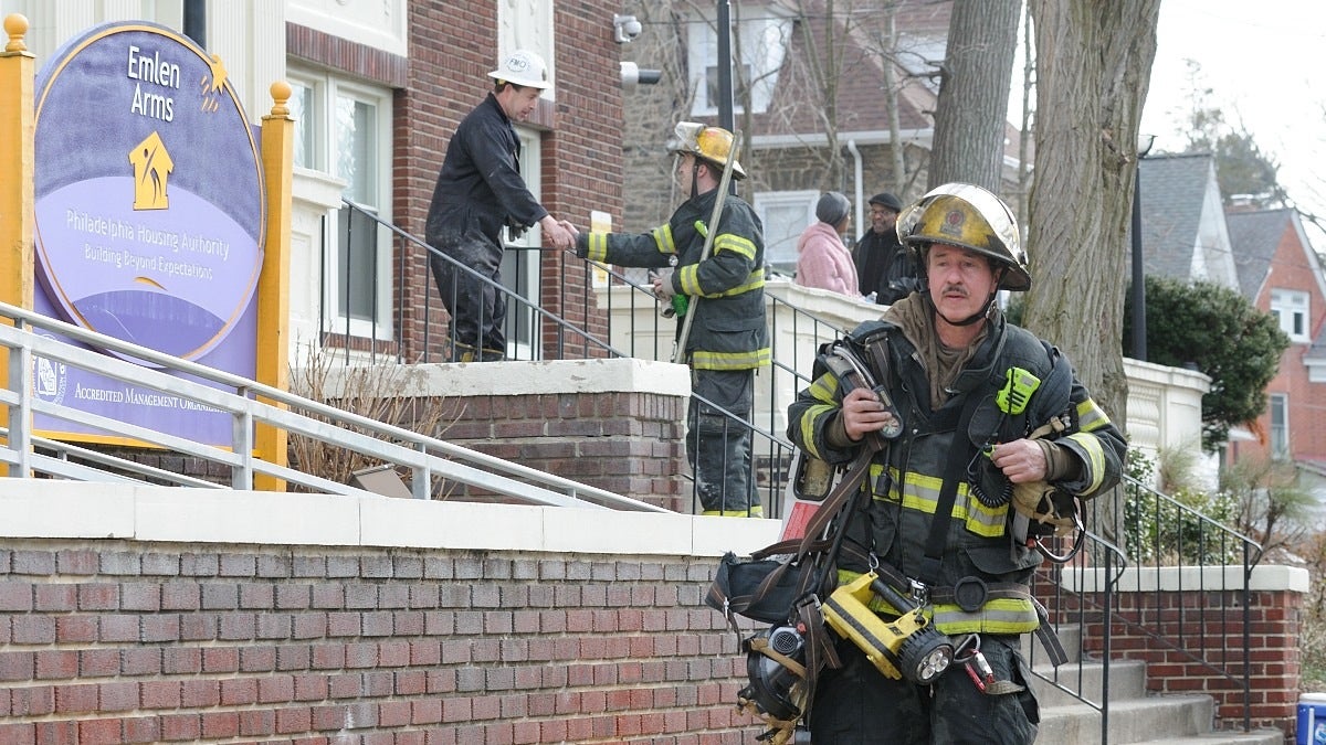  Fire fighters were able to extinguish the fire by 10:28 a.m. (Bas Slabbers/for NewsWorks) 