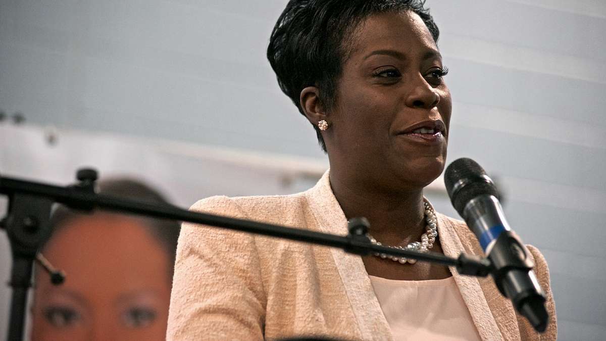  State Rep. Cherelle Parker has been denied an appeal on DUI charges. This photo is from her city council campaign launch. (Bas Slabbers/for NewsWorks) 