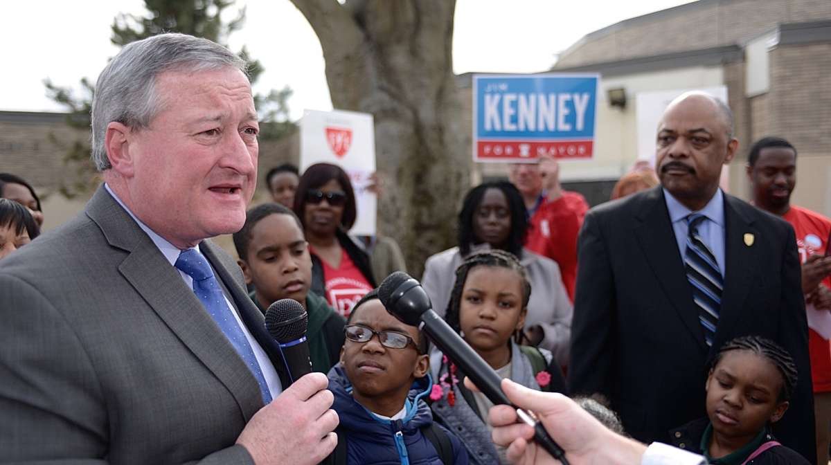  The Philadelphia Federation of Teachers endorsement could help mayoral candidate Jim Kenney in a race where education sits atop the issues heap. (Bas Slabbers/for NewsWorks) 