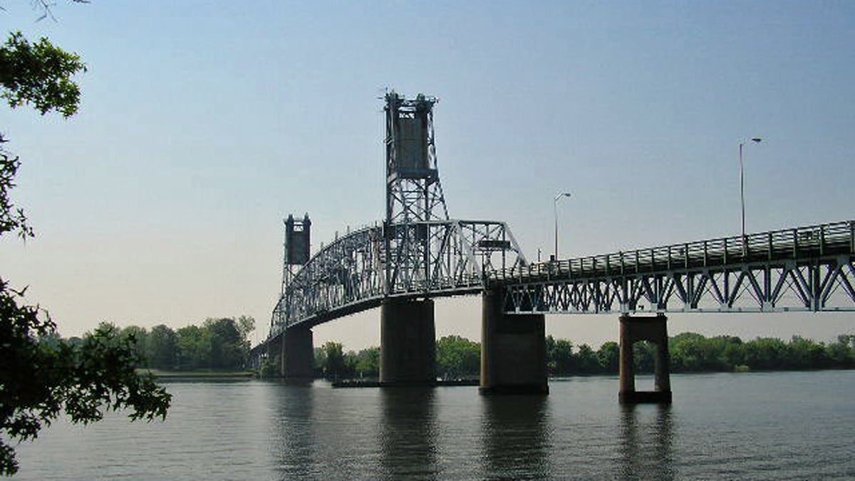  Under a new proposal, tolls on the Burlington-Bristol Bridge (pictured) and the Tacony-Palmyra Bridge would increase from $2 to $4. (Image courtesy of the Burlington County Bridge Commission) 