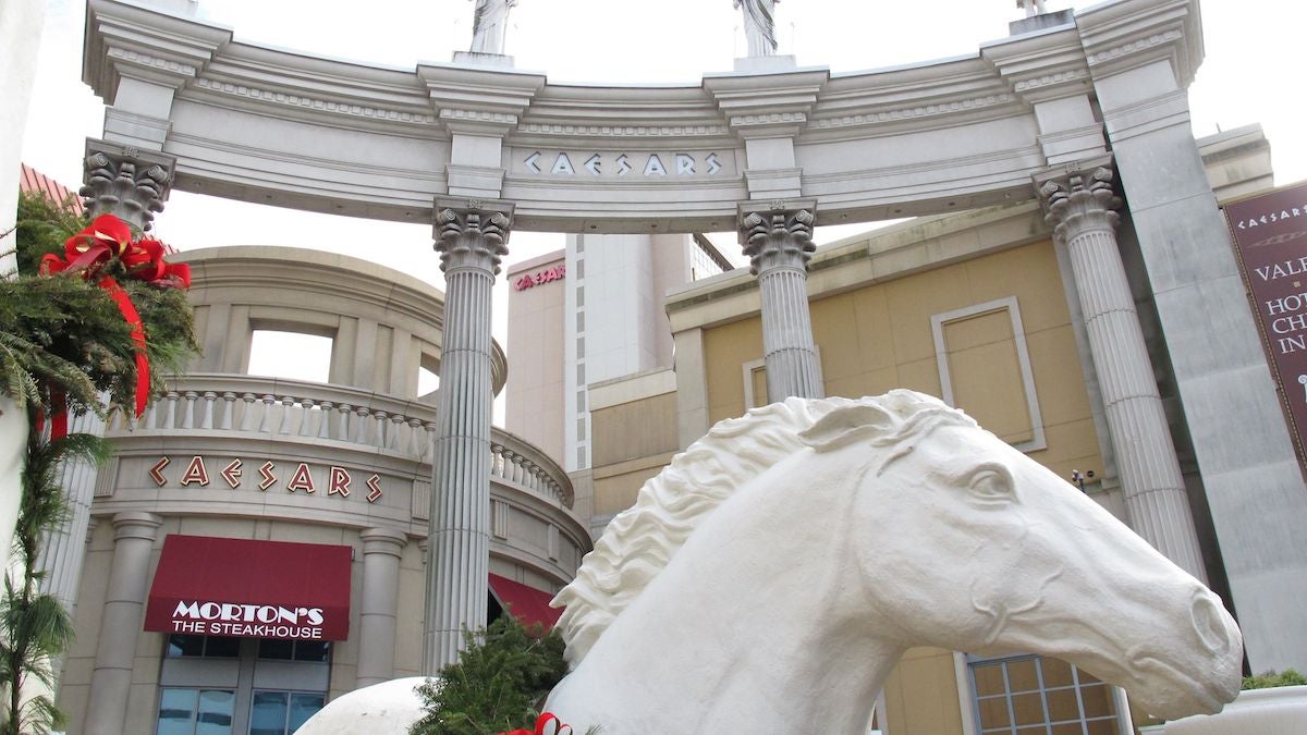  Eight people were arrested in the July 21 gunpoint robbery of Caesars Atlantic City that ended in Delaware with a state trooper being shot, police said. (Wayne Parry/AP photo) 