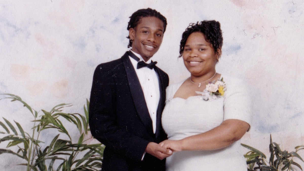 The author is shown with her brother at her senior prom. (Cecily Alexandria)