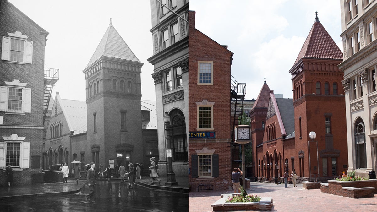  Lancaster Central Market in 1942 (left) and in 2014.   