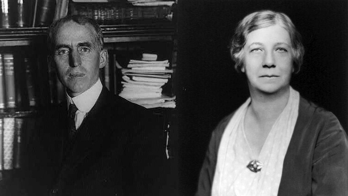  Historians Charles and Mary Beard. 