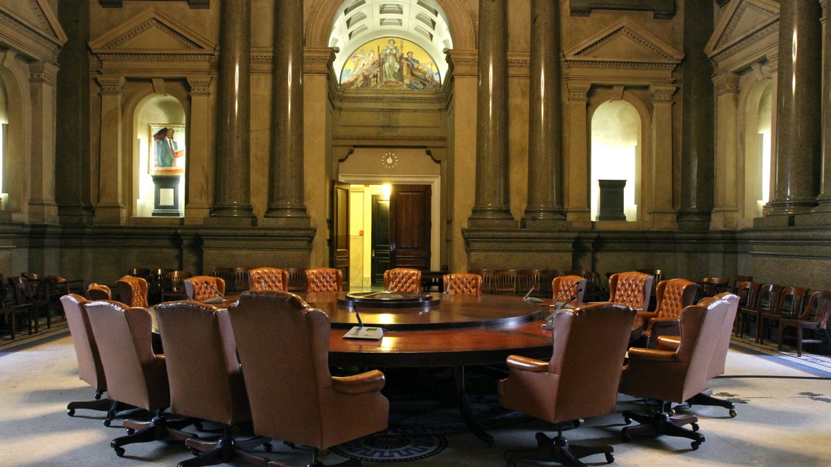  City Council Caucus Room in Philadelphia's City Hall (Emma Lee/WHYY) 