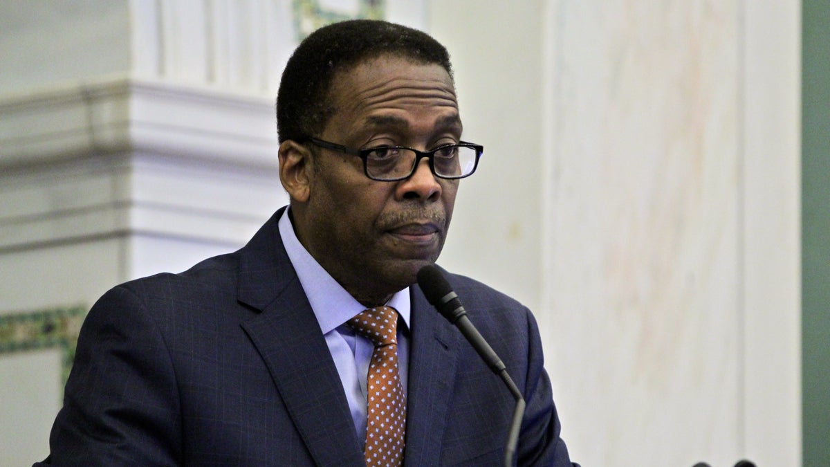  City Council President Darrell Clarke wants to make sure projects getting tax breaks and other subsidies are making enough of an effort to hire city residents. (Emma Lee/WHYY) 