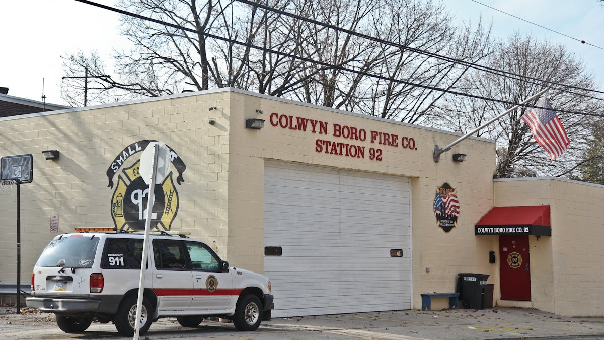  Three top officials of the Colwyn Borough Fire Company are charged with stealing public funds. (Kimberly Paynter/WHYY) 