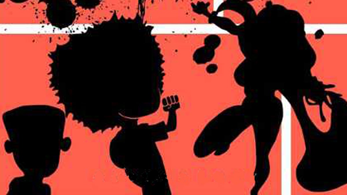  Illustration from the cover of 'Black Comics: Politics of Race and Representation,' a collection of academic essays edited by Sheena Howard and Ronald L. Jackson II  