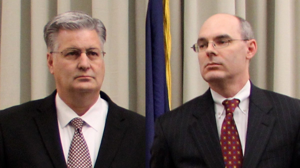 Marc Costanzo (left) and Frank Fina. (Emma Lee/for NewsWorks)