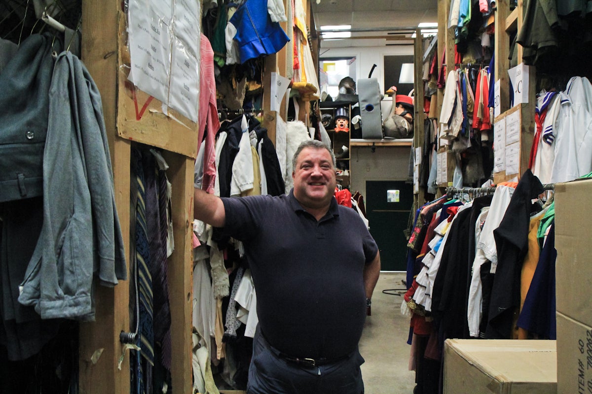 'People don't come here to be the latest Batman, they come here to look good,' said Pierre's Costumes owner Rich Williamson. (Kimberly Paynter/WHYY)