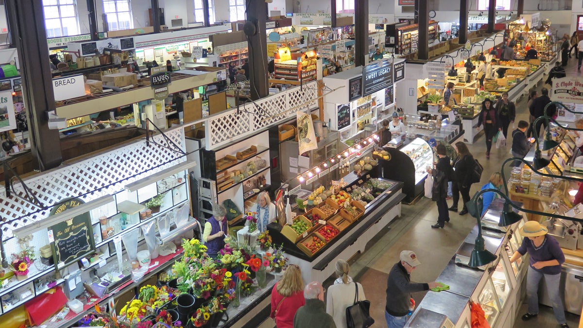 Lancaster officials might remove the city’s Central Market from its City Revitalization & Improvement Zone, or CRIZ. Officials say it’s been too cumbersome to collect CRIZ-specific tax forms from the 150 individual small businesses operate in the market. (Emily Previti/WITF)