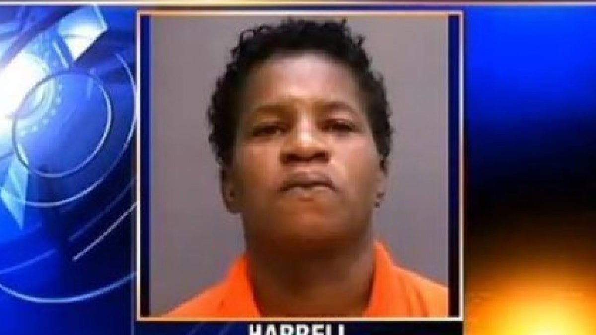  This mug shot of Debra Lynn Harrell, from the North Augusta Department of Public Safety, was broadcast on TV news following her arrest. 