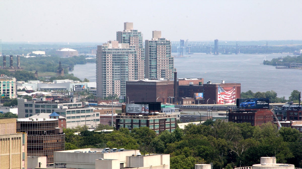 The view northeast from 1234 Market St.