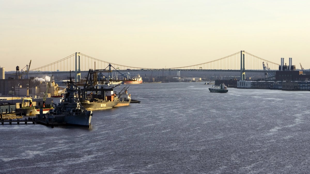  The Delaware River between Camden N.J., left, and Philadelphia, right. (AP Photo/Matt Rourke, file) 