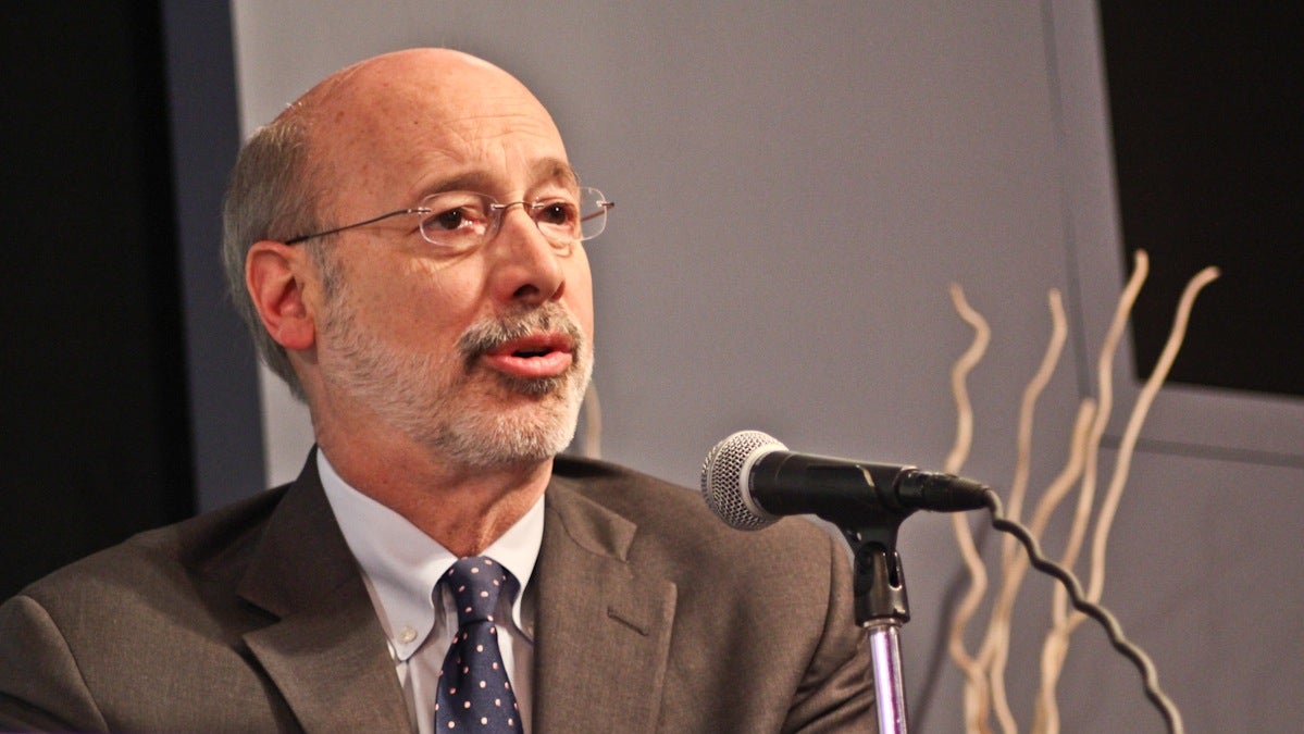 Former Secretary of Revenue Tom Wolf is a democrat running for Governor of Pa. (Kimberly Paynter/WHYY)