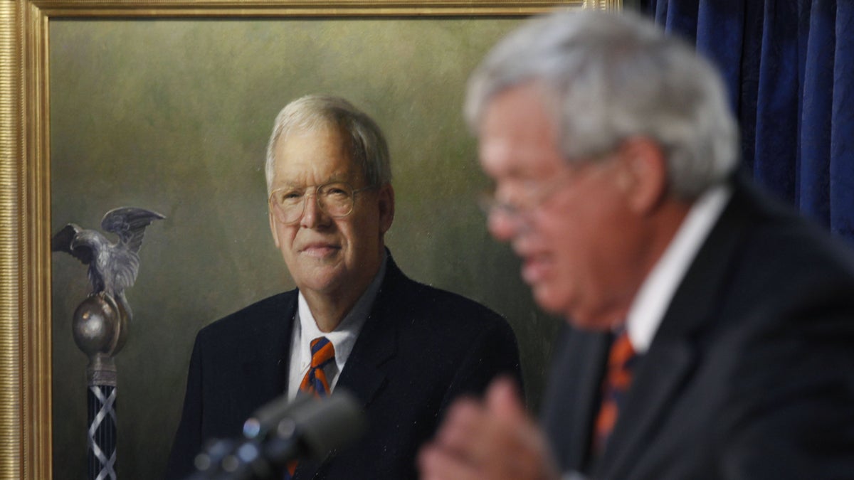  Former House Speaker Dennis Hastert gestures as he speaks in Washington in 2009 following the unveiling of his portrait. (AP Photo/Pablo Martinez Monsivai, files) 
