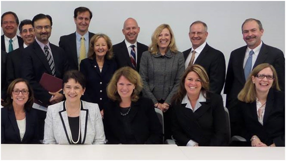  DHSS Secretary Rita Landgraf and some of the Delaware stakeholders who worked on the $35 million federal grant application (Photo courtesy of DHSS)  