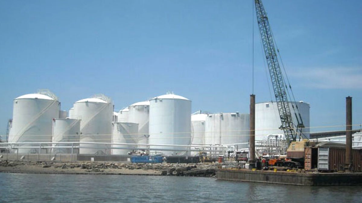  The Kinder Morgan biodiesel terminal in Carteret was one of several oil and gas facilities that flooded during Sandy. 