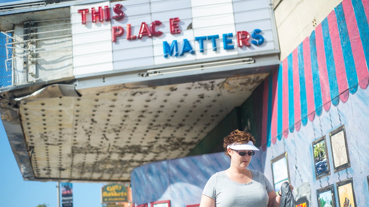  ‘This Place Matters’ on the marquee of the shuttered Hanover State Theatre.  (Image courtesy of The Evening Sun) 