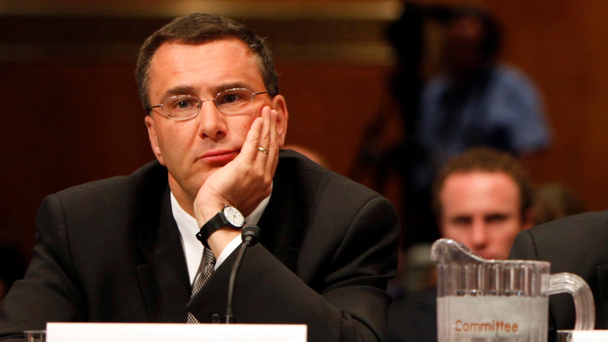  Jonathan Gruber, professor of Economics at the Massachusetts Institute of Technology, participates in a Capitol Hill hearing on the overhaul of the heath care system in Washington in 2009. (AP Photo/Pablo Martinez Monsivais, File) 
