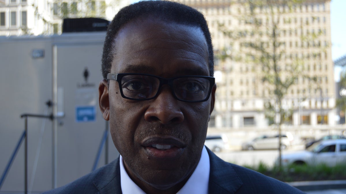  Philadelphia City Council President Darrell Clarke said part of a consultant's report on implications of the possible sale on PGW is complete. (Tom MacDonald/WHYY) 