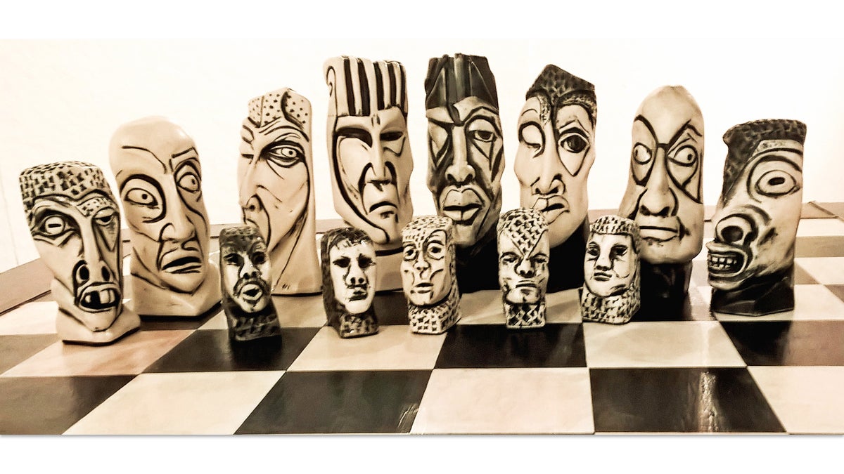 Chess set by Vicky Smith