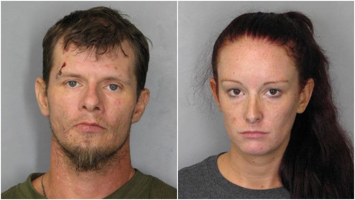  Kevin Worrell and Christine Brown are accused in a string of robberies last weekend. (photo courtesy Del. State Police) 