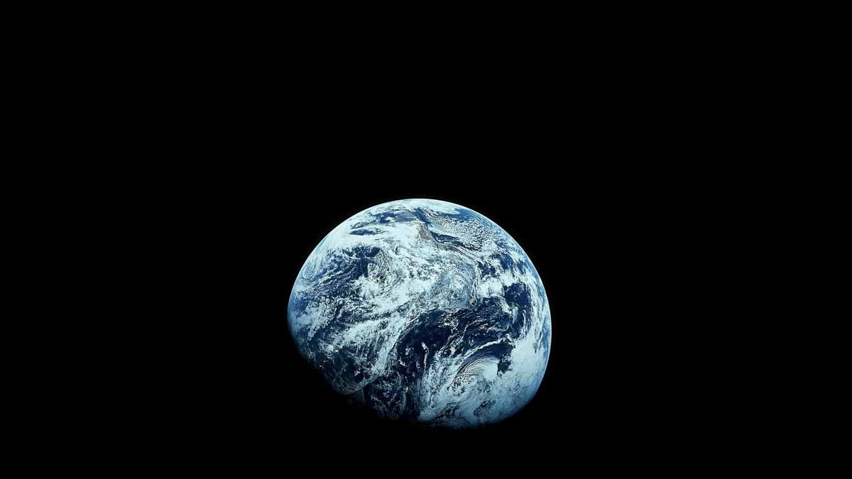  The Apollo 8 mission in 1968 took the first pictures of the Earth from deep space by humans. (AP Photo/NASA) 