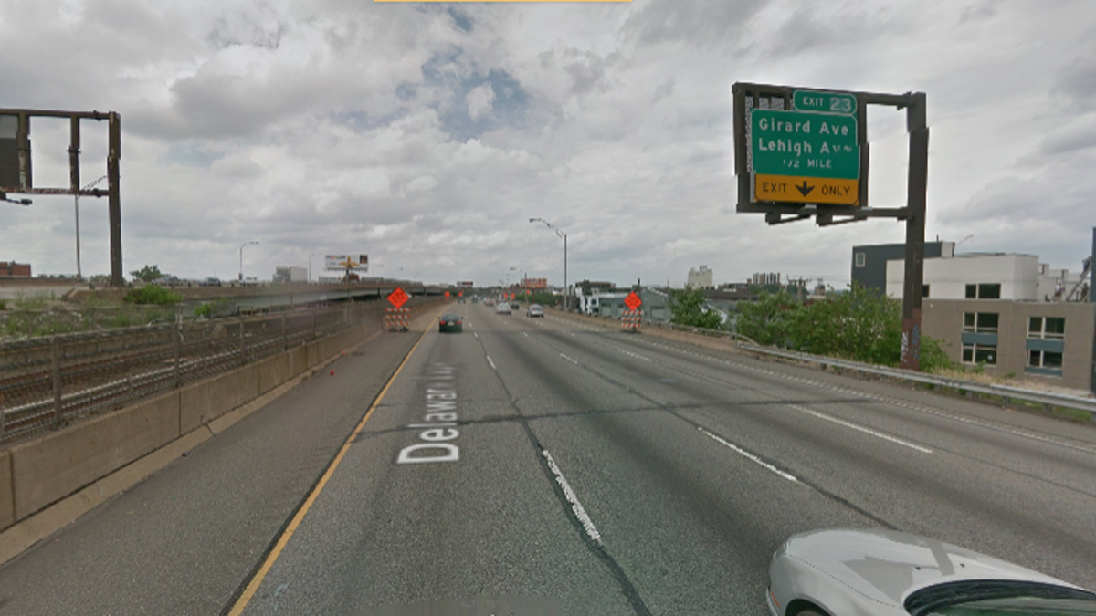 I-95 at Girard Avenue in Philadelphia (Image via Google Earth Streetview) 