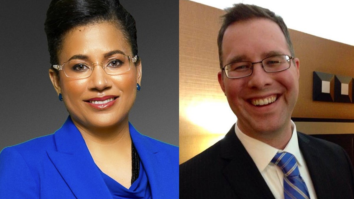  Democratic committeewoman Donna Bullock (left) and Republican ward leader Adam Lang are in a race to represent the 195th District. (Image via donnabullock195.com and Adam Lang's Facebook Page) 