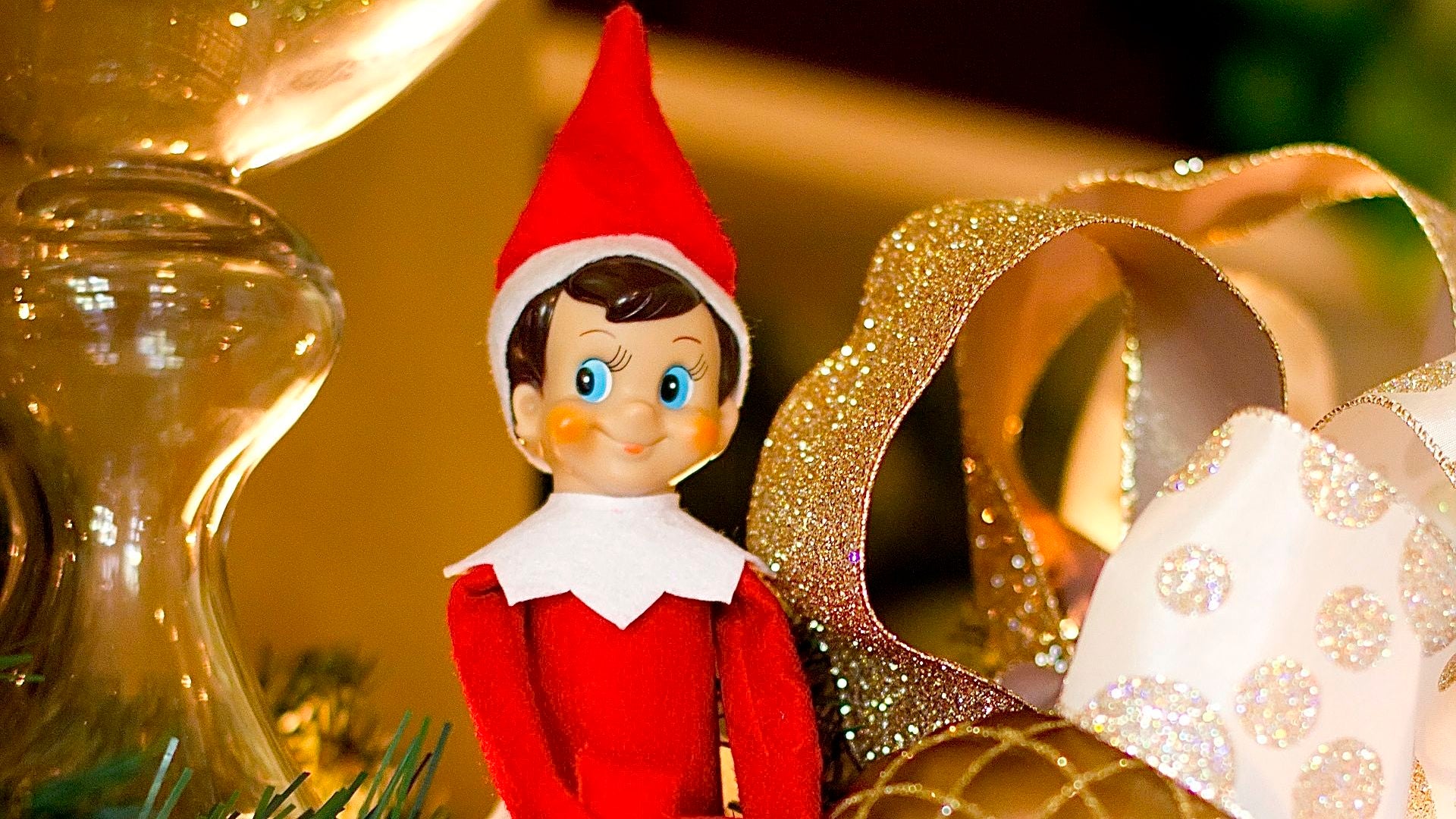 This photo provided by CCB&A, LLC, shows the Elf sitting on the Shelf. There is one hot item this holiday season that won't be resting under the Christmas tree. It will be on a shelf _ watching you. (AP Photo/CCA&B, LLC)