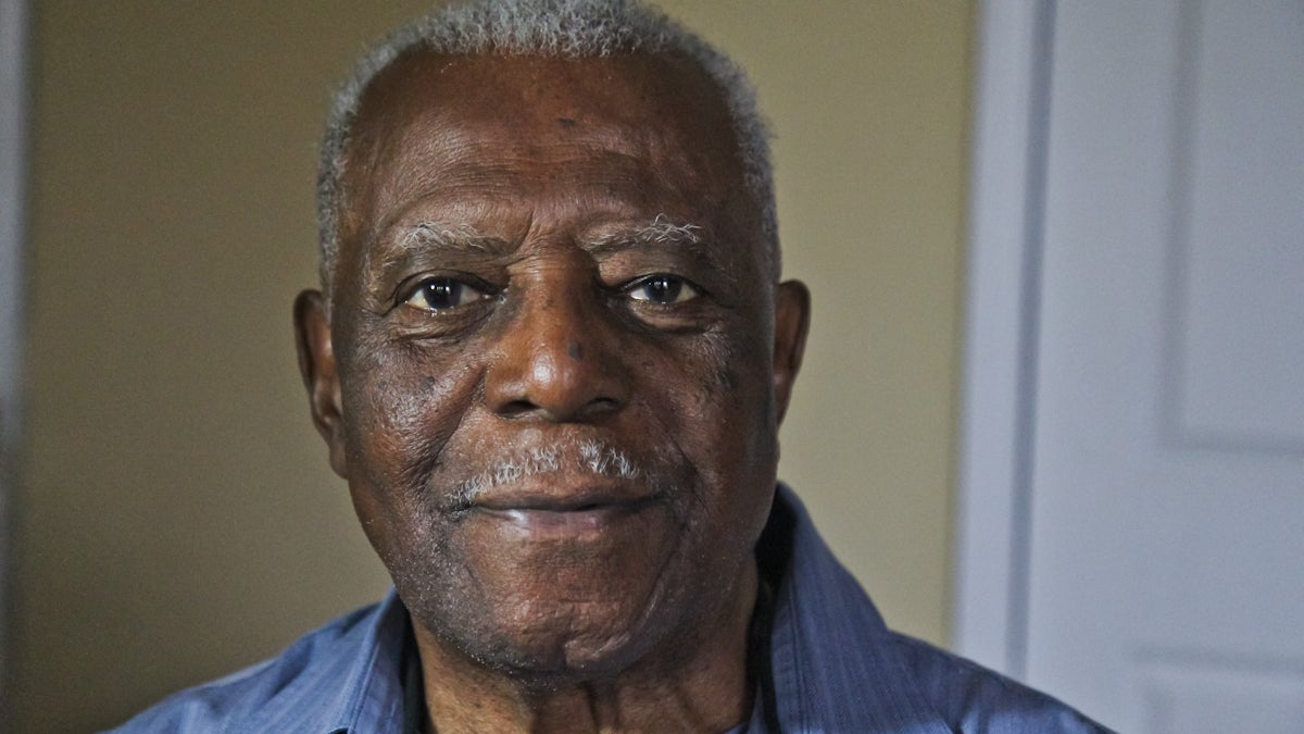  Eugene Richardson is a Tuskegee airman who graduated from flight school in March of 1945. (Kimberly Paynter/WHYY) 