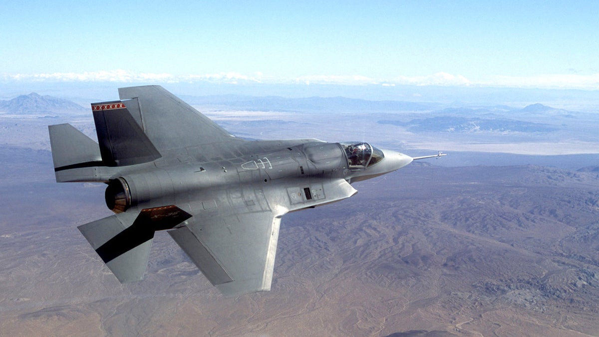  In this image provided by Northrop Grumman Corp. a pre-production model of the F-35 Joint Strike Fighter is shown. (AP Photo/Northrop Grumman, file) 