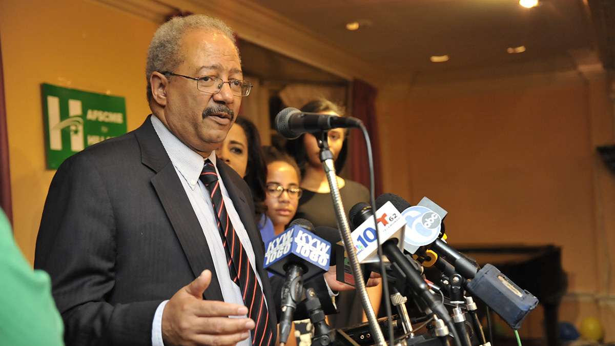 Indicted U.S. Rep. Chakah Fattah couldn't hold on to enough support in the suburbs or the city of Philadelphia. (Jonathan Wilson for NewsWorks)