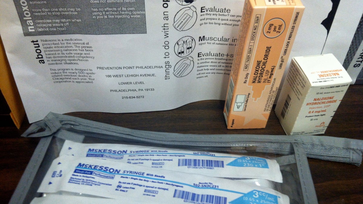  Prevention Point Philadelphia is distributing overdose treatment kits. The outreach center is stepping up training in the wake of deaths from fentanyl-laced heroin. (Elana Gordon/WHYY) 