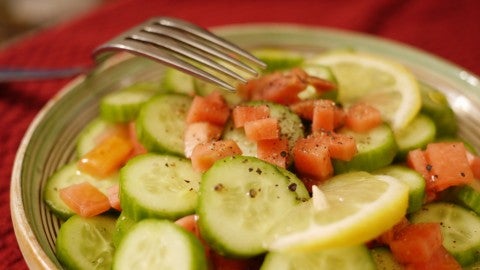 Fermented radish and cucumber salad (Photo courtesy of twice-cooked.com)