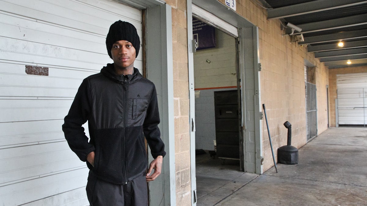  Jarren Taylor says these days he's trying to stay out of trouble. (Kimberly Paynter/WHYY) 