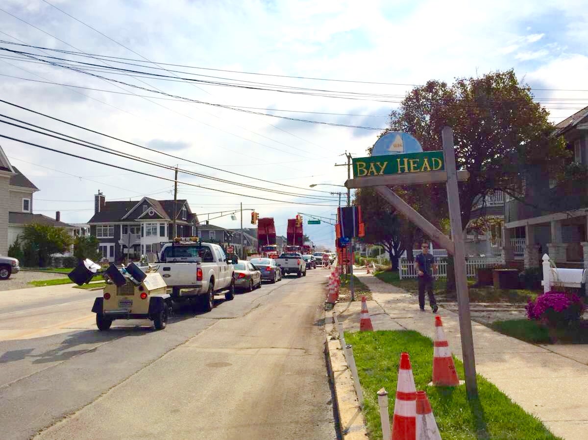  Route 35 in Bay Head in late Oct. 2014. (Photo: Justin Auciello/for NewsWorks) 