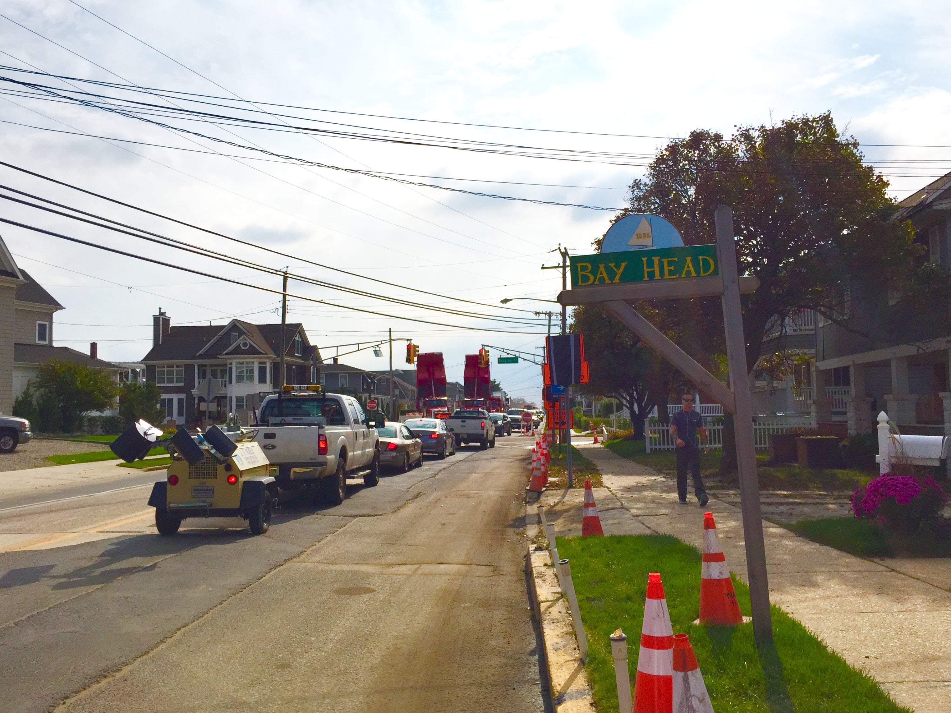  Route 35 in Bay Head on Oct. 29, 2014. (Photo: Justin Auciello/for NewsWorks) 