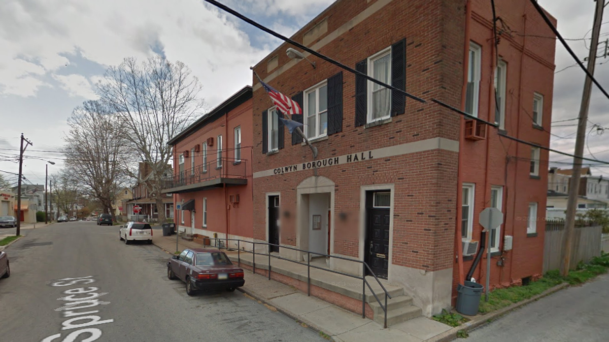  Colwyn Borough Hall in Darby, Pennsylvania. (Image via Google Earth Street View) 