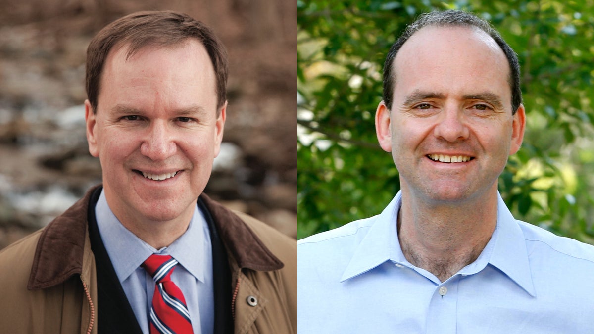  Lower Merion Township Commissioner Brian Gordon (left) and Democratic ward leader Dan Muroff are challenging incumbent 2nd District Congressman Chaka Fattah. (Photos provided by the candidates) 