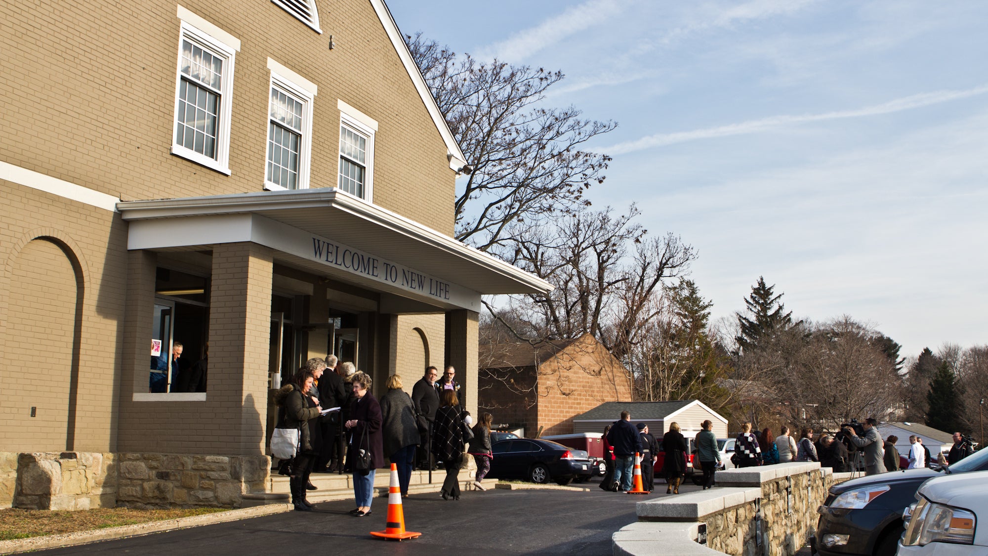 A memorial service for Grace Packer was held at New Life Presbyterian Church in Glenside. (Kimberly Paynter/WHYY)