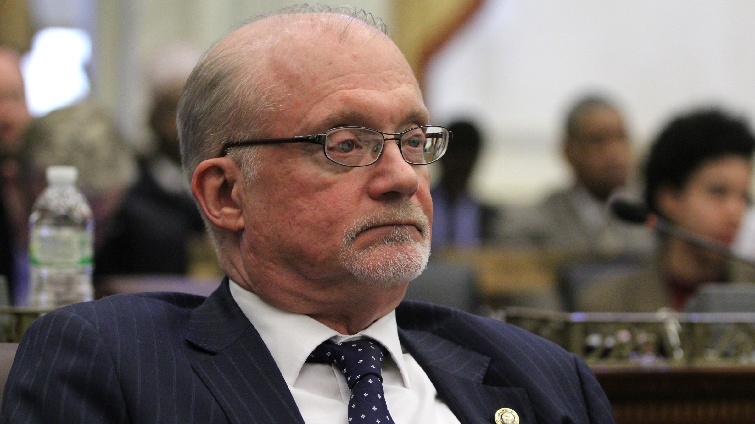 Philadelphia City Councilman William Greenlee's sick leave law could be pre-empted by a bill introduced in Harrisburg. (Emma Lee/WHYY)
