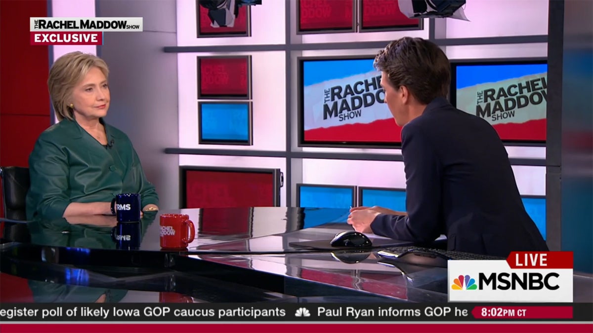  Hillary Clinton spoke about rebuilding the Democratic Party at the local level on the Friday broadcast of The Rachel Maddow Show. 