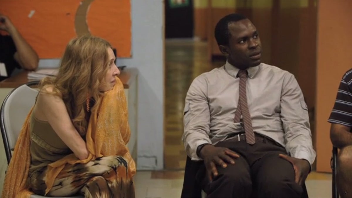  Still image from the motion picture 'Home' shows Gbenga Akinnagbe playing a man with mental illness who wants to move out of a group home and into a home of his own. A Philly coalition advocating culturally competent care is screening the film.  