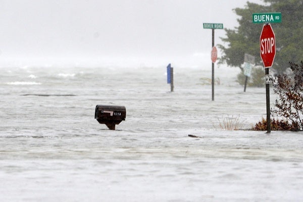  This Dewey Beach neighborhood was inundated with flood waters during Superstorm Sandy. (Chuck Snyder/for NewsWorks) 