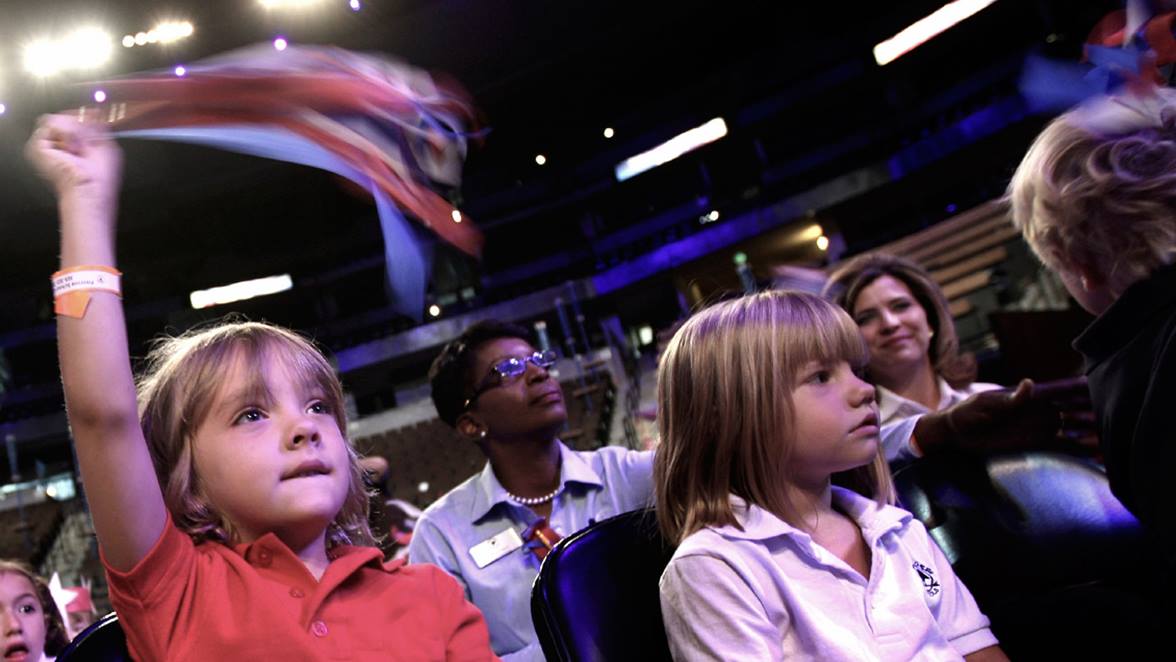 Explaining the political process to kids can be confusing