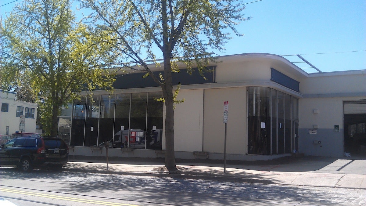  A view of 8200 Germantown Ave. before it was demolished. (Neema Roshania/WHYY) 