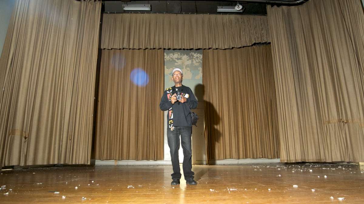  A look inside the Germantown High School auditorium during a May open-house for possible buyers. (Bas Slabbers/for NewsWorks) 