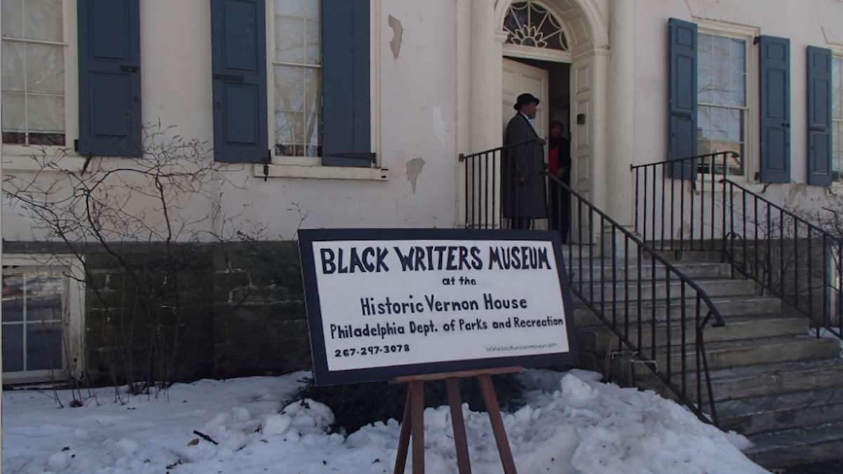  If the Black Writers Museum's executive director has his way, the Vernon Park facility which opened in February will soon become a Parisian-style gathering place. (Queen Muse/for NewsWorks) 